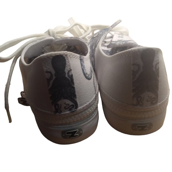 Zipz California Tennis Shoes White Octopus Mens US 10 Womens US 12 Zip Off Upper - Picture 9 of 11